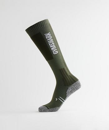 Gymshark Weightlifting Strumpor Accessories Olivgröna Gröna | SE 4262SGL